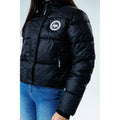 Black - Lifestyle - Hype Girls Cropped Puffer Jacket