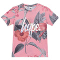 Pink-Grey-Peach - Front - Hype Girls Hawaii T-Shirt