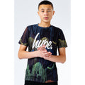 Black-Multicoloured - Back - Hype Childrens-Kids Rainbow Drips T-Shirt