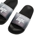 Black-White - Lifestyle - Hype Childrens-Kids Speckle Fade Sliders