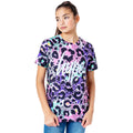 Purple - Front - Hype Girls Chic Animal T-Shirt