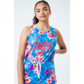 Blue-Pink - Lifestyle - Hype Girls Hawaii Pool Playsuit