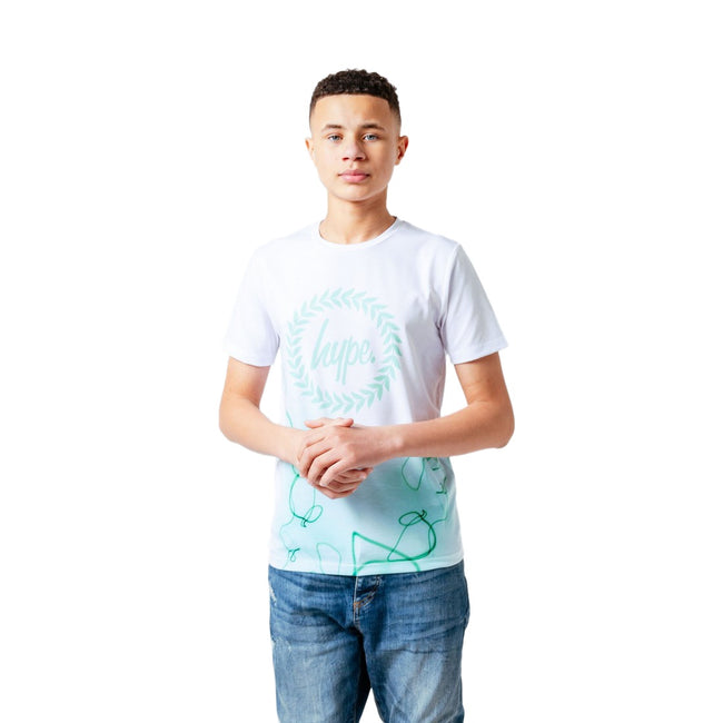 Mint-White - Front - Hype Boys Wire T-Shirt