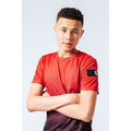 Black-Red - Close up - Hype Boys Speckle Fade T-Shirt