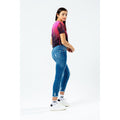 Pink-Black - Side - Hype Girls Drips Crop T-Shirt