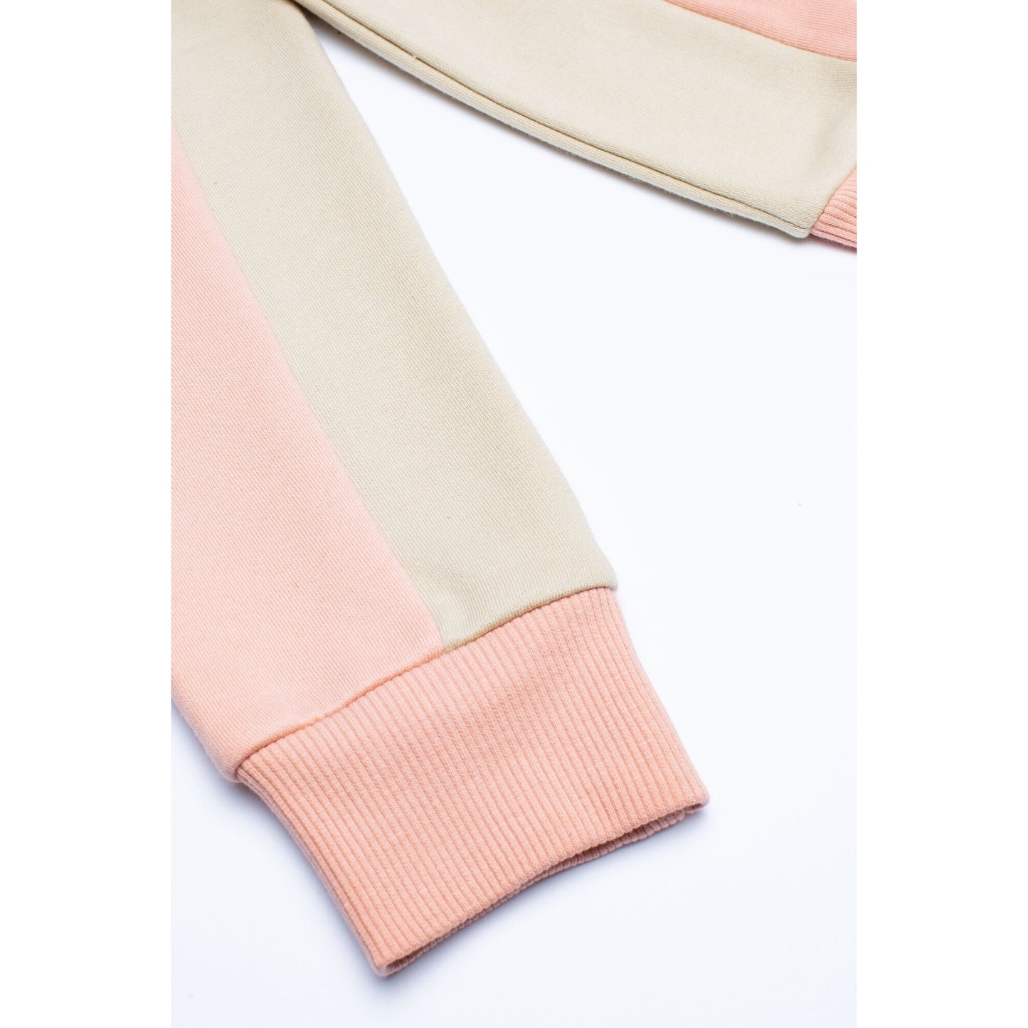Dusty Pink-Cream - Pack Shot - Hype Mens Reverse Jumper