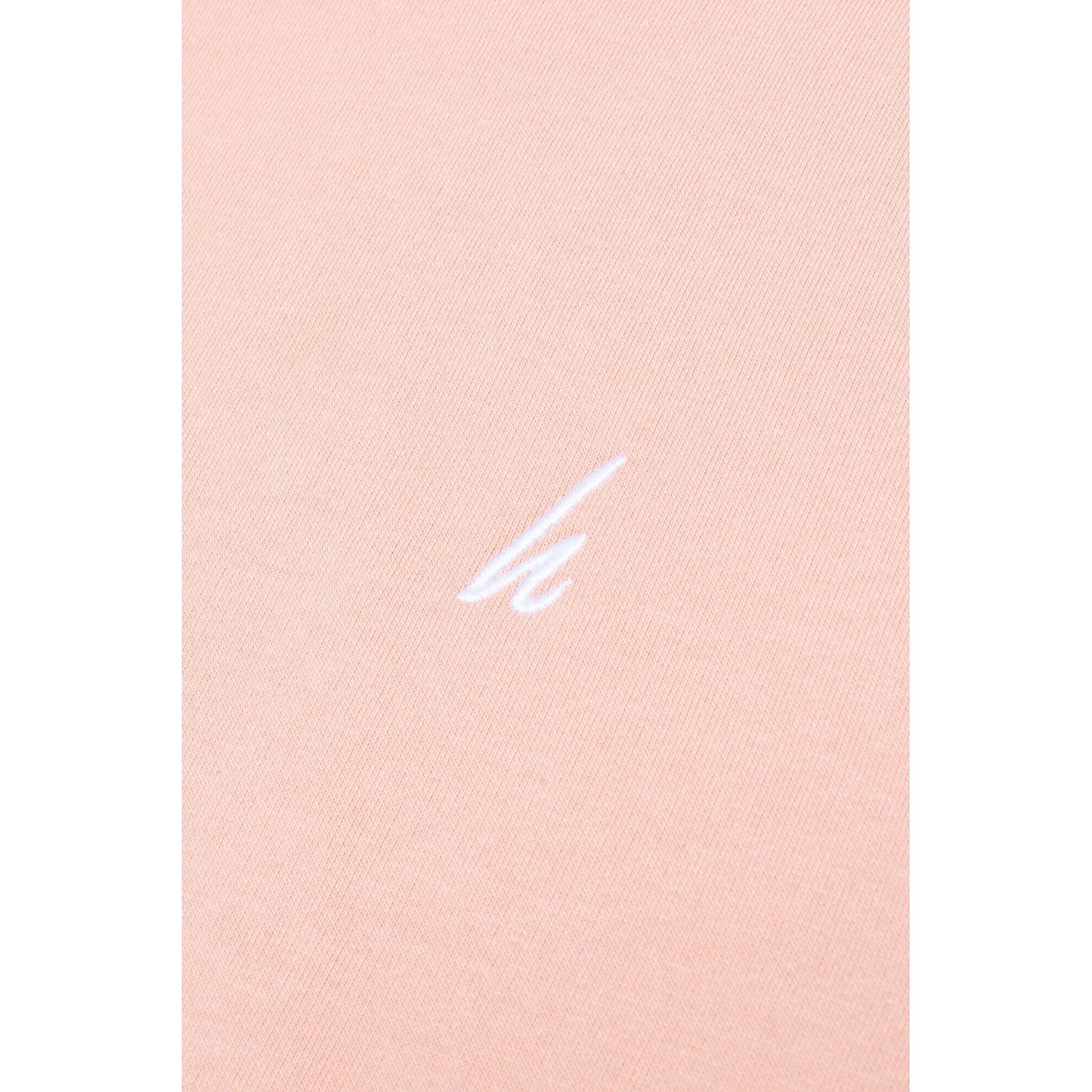 Dusty Pink-Cream - Close up - Hype Mens Reverse Jumper