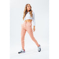 Pink - Back - Hype Womens-Ladies Scribble Jogging Bottoms