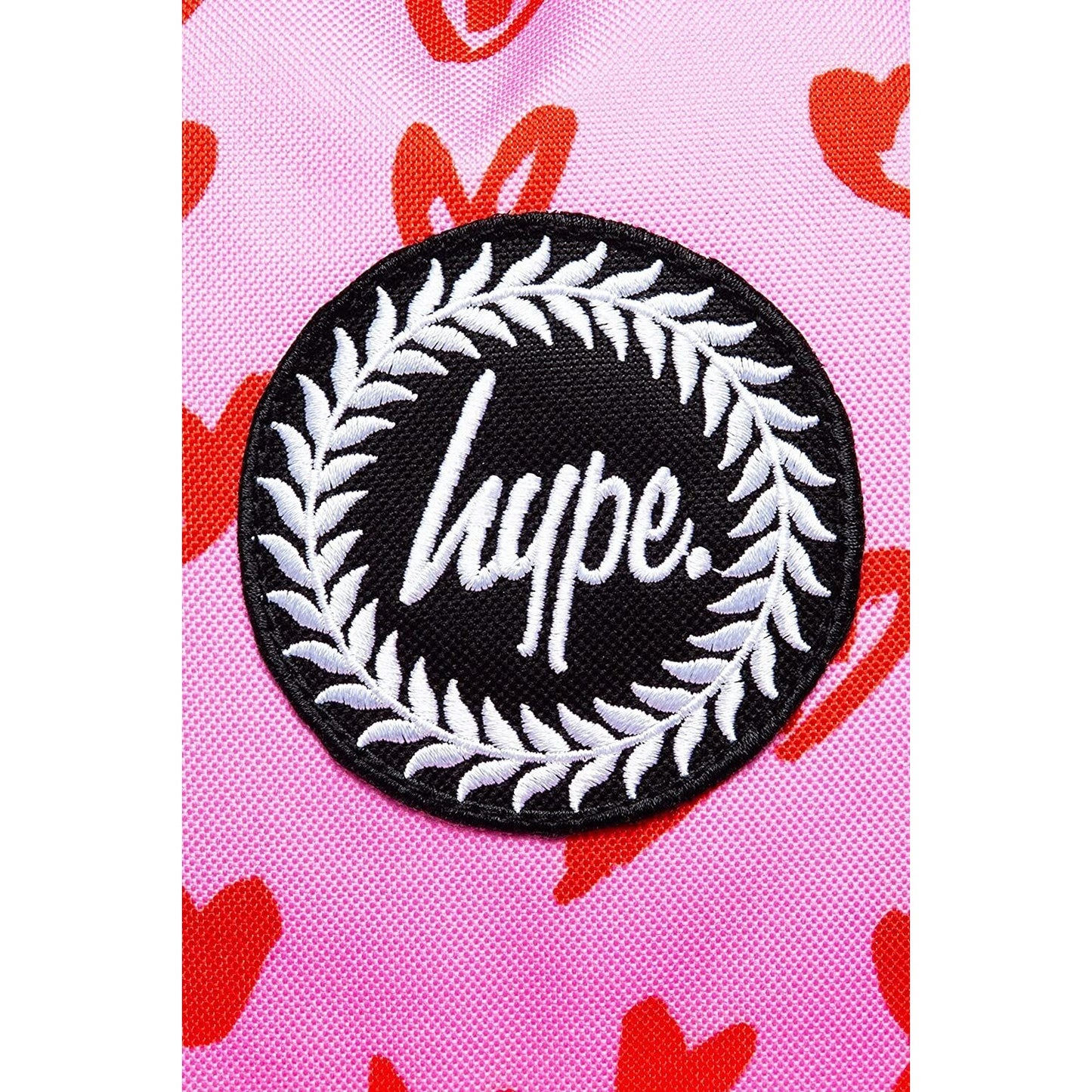 Pink-Red - Pack Shot - Hype Scribble Heart Backpack