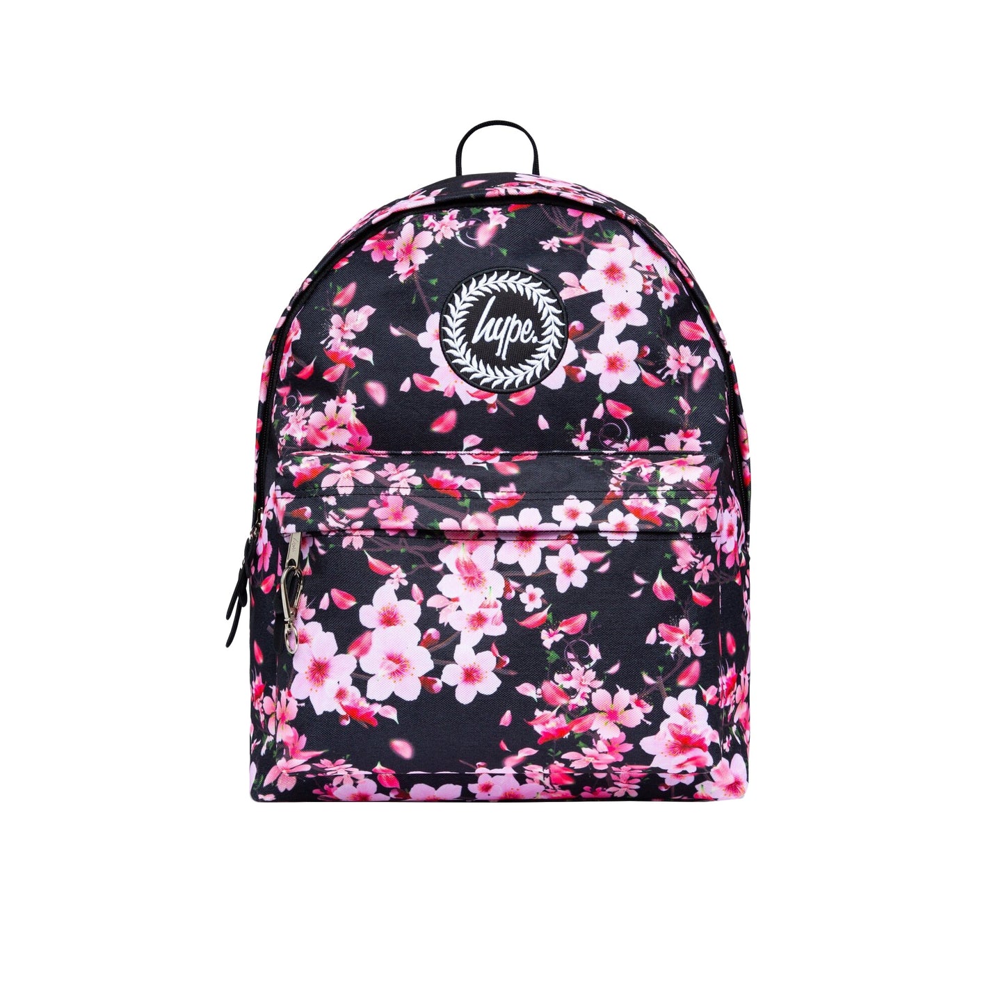 Black-Pink - Front - Hype Floral Backpack