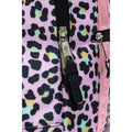Pink-Black - Pack Shot - Hype Boxy Leopard Print Backpack