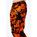 Black-Orange - Pack Shot - Hype Mens Tie Dye Jogging Bottoms