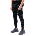 Black-Brown - Front - Hype Mens Coffee Dye Oversized Jogging Bottoms
