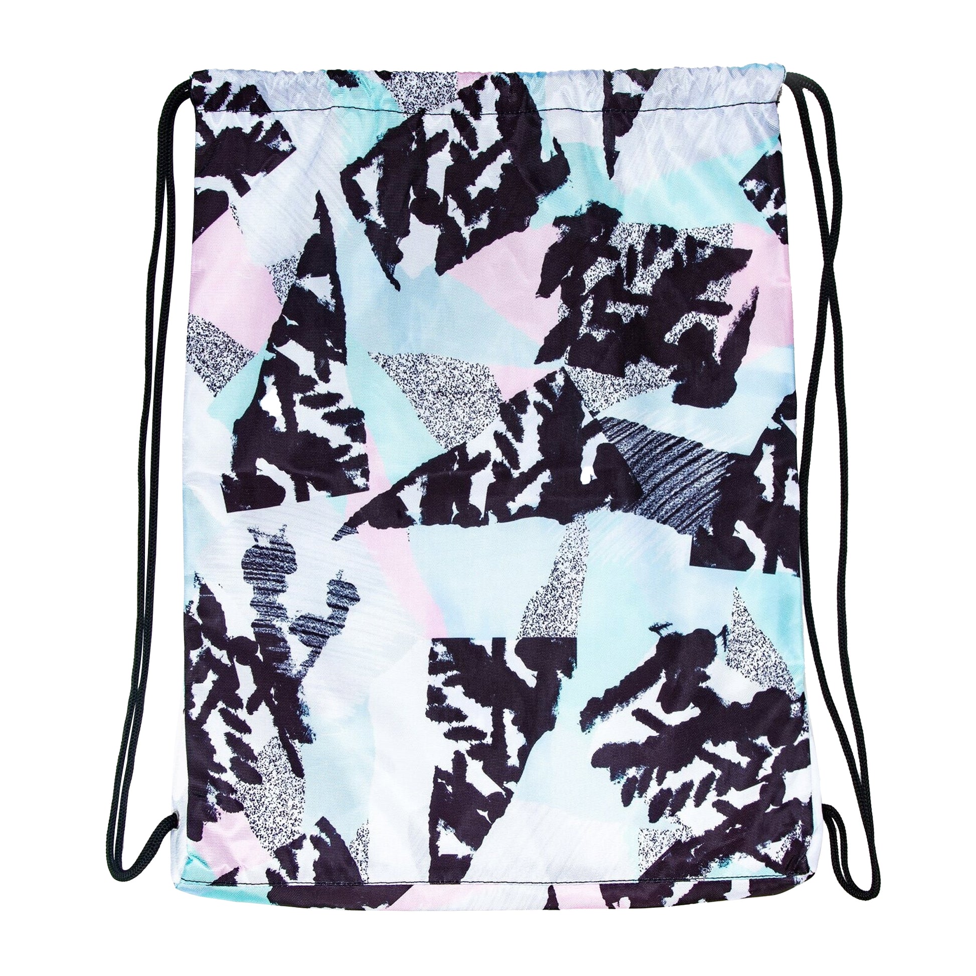 Multicoloured - Back - Hype Abstract Drawstring Bag