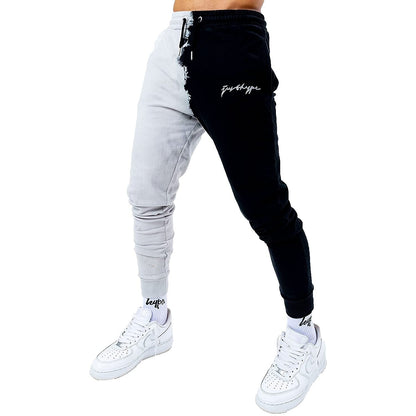 Multicoloured - Front - Hype Mens Splice Tie Dye Jogging Bottoms