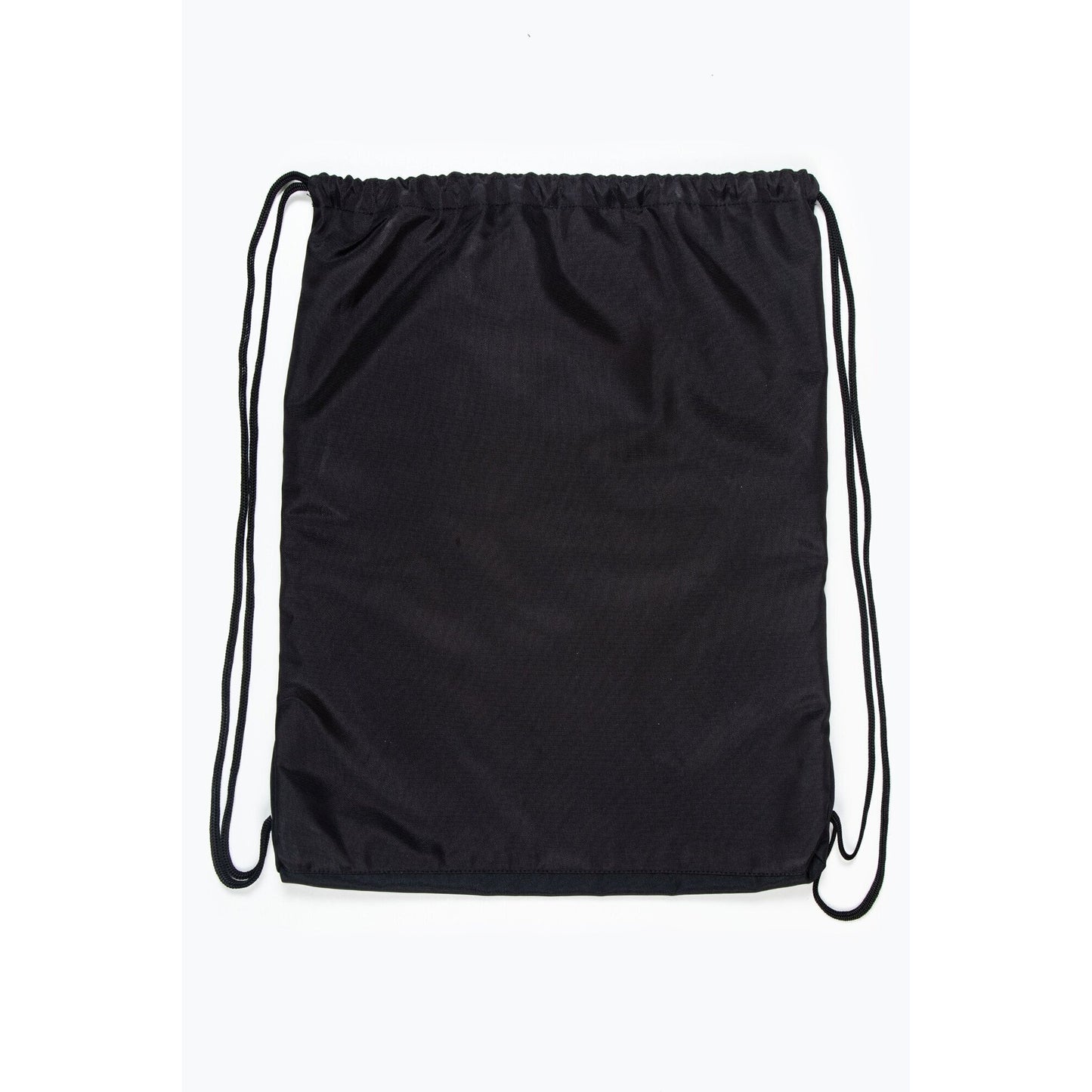 Black - Back - Hype Crest Drawstring Bag