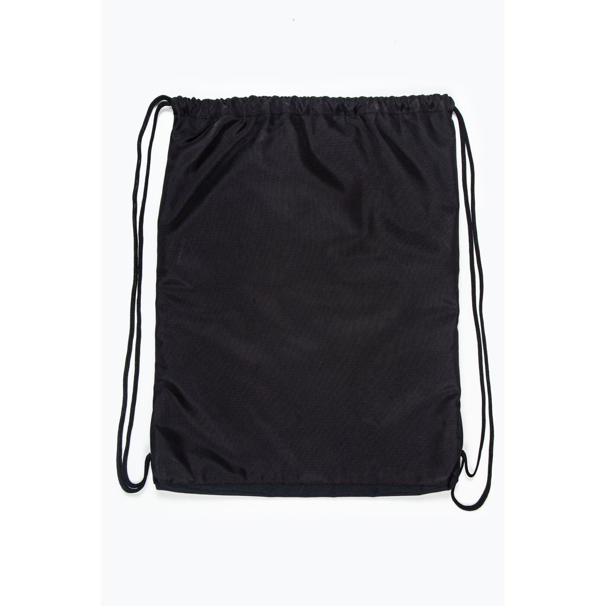 Black - Back - Hype Crest Drawstring Bag