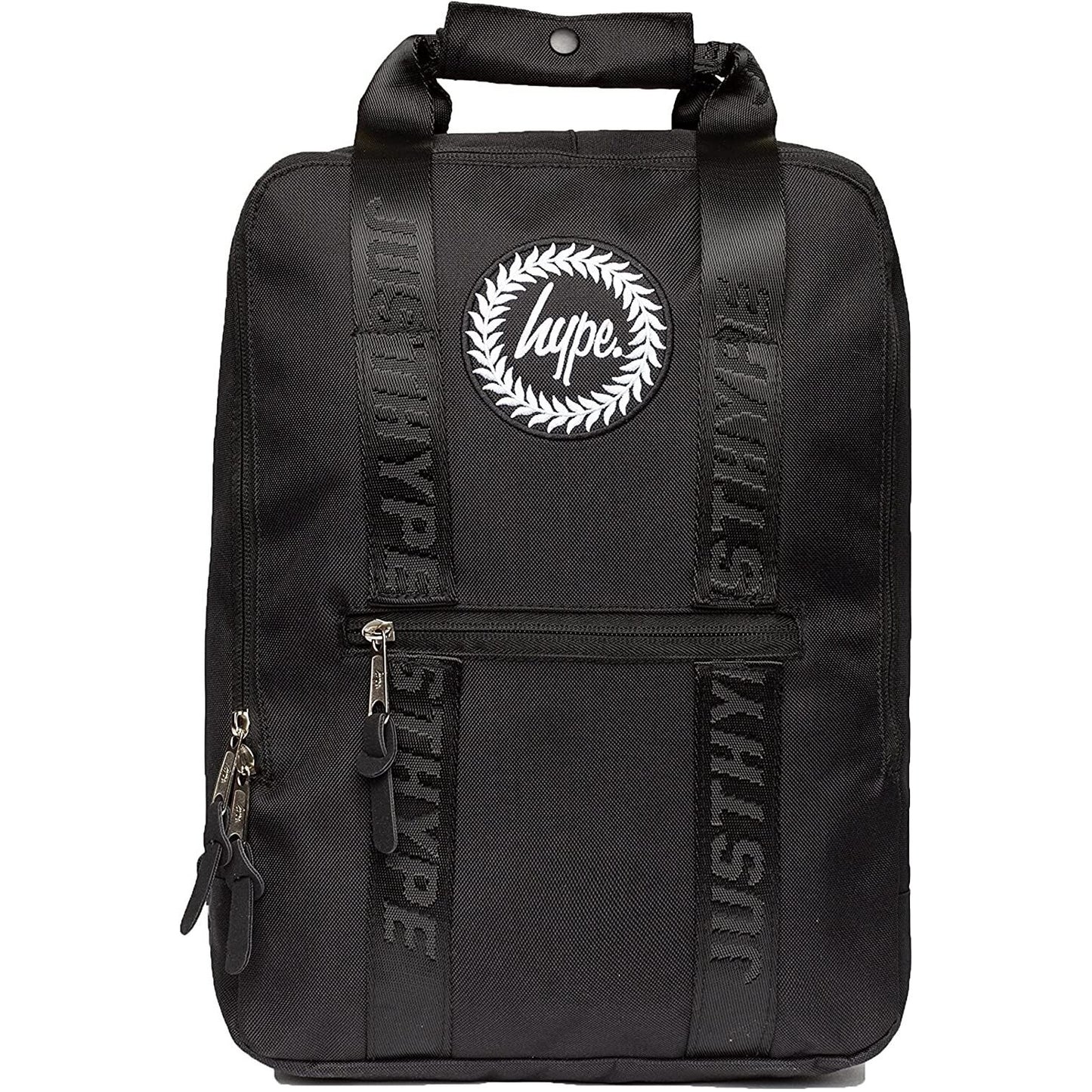 Black - Front - Hype Boxy Backpack