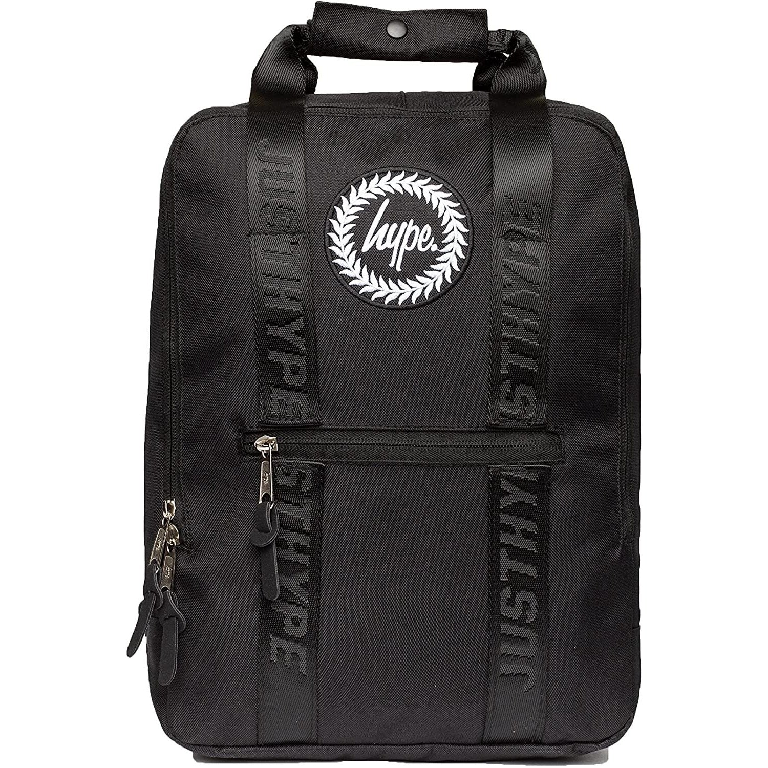 Black - Front - Hype Boxy Backpack