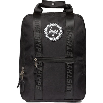 Black - Front - Hype Boxy Backpack