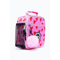 Pink-Red - Side - Hype Scribble Heart Lunch Bag