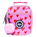 Pink-Red - Front - Hype Scribble Heart Lunch Bag