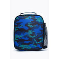 Blue-Black-Neon Green - Back - Hype Neon Camo Logo Lunch Bag