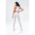 Light Pink-Yellow-Green - Back - Hype Womens-Ladies Marble Bralette