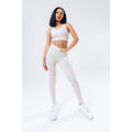 Light Pink-Yellow-Green - Side - Hype Womens-Ladies Marble Bralette