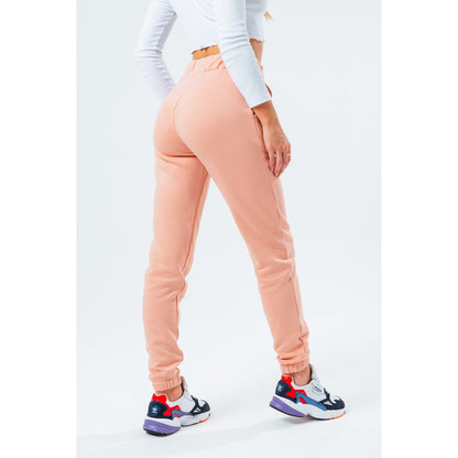 Peach - Back - Hype Womens-Ladies Jogging Bottoms