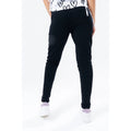 Black - Back - Hype Womens-Ladies Front Detail Pleated Jogging Bottoms