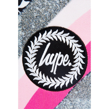 Grey-Pink-Black - Lifestyle - Hype Glitter Wave Leopard Lunch Bag