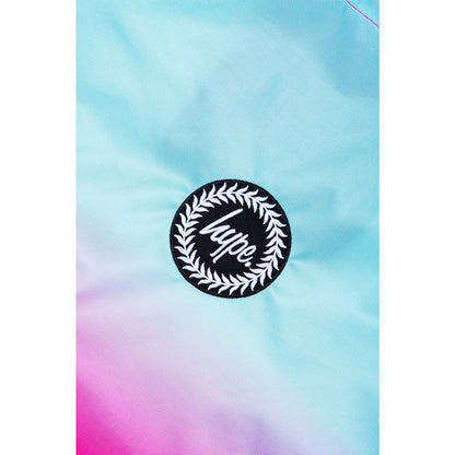 Hot Pink-Pastel Blue - Side - Hype Fade Drawstring Bag