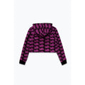 Black-Pink - Pack Shot - Hype Girls Logo LOL Surprise Crop Hoodie