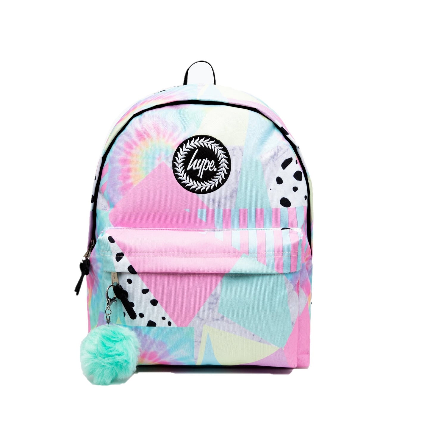 Pink-Mint - Front - Hype Pastel Collage Backpack