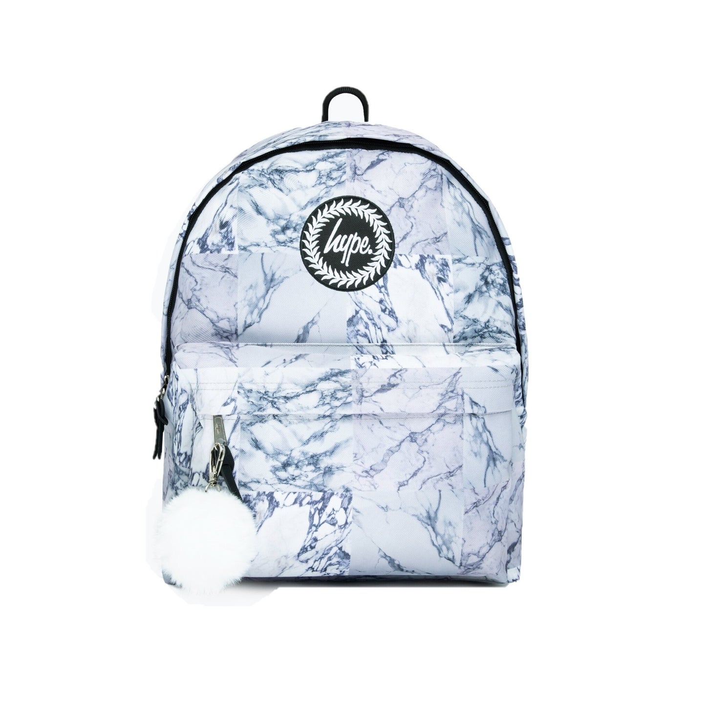 White - Front - Hype Marble Backpack