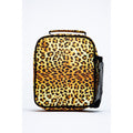 Beige-Brown-Black - Side - Hype Leopard Print Lunch Bag