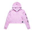 Lilac - Front - Hype Girls Sylvester Space Jam Cropped Pullover Hoodie