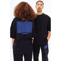 Black-Blue - Lifestyle - Hype Unisex Adult Printed Continu8 Oversized T-Shirt