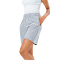 Grey - Front - Hype Womens-Ladies Reverse Look Shorts