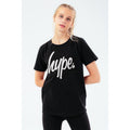 Black - Back - Hype Girls Script T-shirt And Leggings Set
