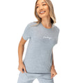 Grey - Front - Hype Womens-Ladies Scribble T-Shirt