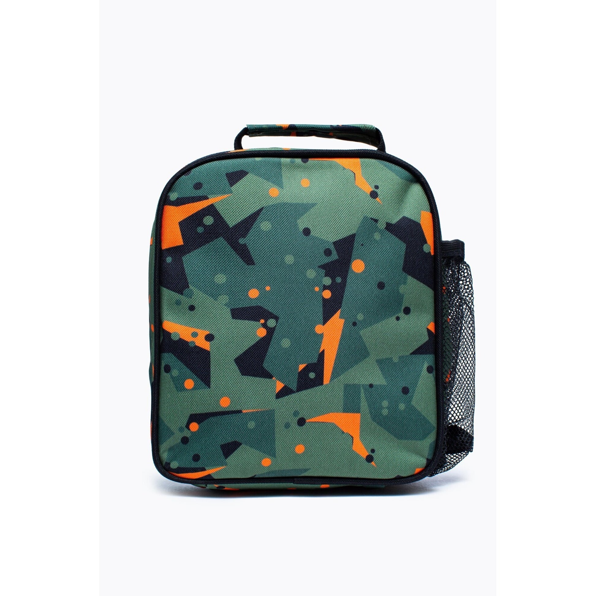 Green-Black-Orange - Back - Hype Geo Camo Lunch Bag