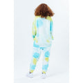 White-Blue-Yellow - Back - Hype Unisex Adult Continu8 Jogging Bottoms