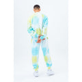 White-Blue-Yellow - Side - Hype Unisex Adult Continu8 Jogging Bottoms