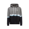 Grey-Black - Front - Hype Unisex Adult Tie Dye Continu8 Oversized Hoodie