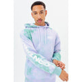 Lilac-Green - Lifestyle - Hype Unisex Adult Tie Dye Continu8 Oversized Hoodie