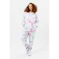 Pink-Grey-Green - Back - Hype Unisex Adult Print Continu8 Jogging Bottoms