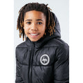 Black - Lifestyle - Hype Childrens-Kids Puffer Jacket