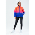 Orange-Pink-Blue - Back - Hype Girls Horizon Puffer Jacket